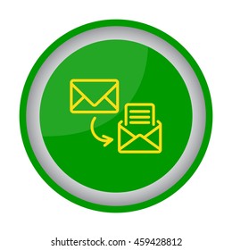 Web line icon. View Post, message