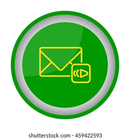 Web line icon. Voice messages