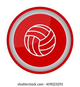 Web line icon. Volleyball