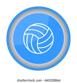Web line icon. Volleyball
