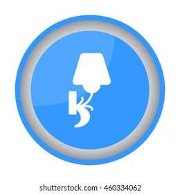 Web line icon. Wall Light, sconce