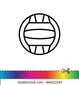 Web line icon. Water polo