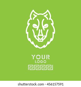 Web line icon. Wolf; wild animals