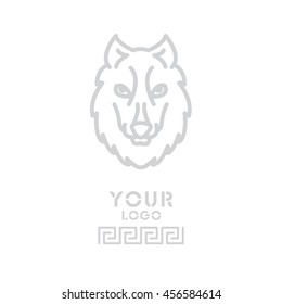 Web line icon. Wolf; wild animals