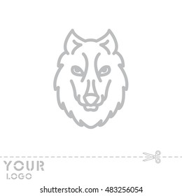 Web line icon. Wolf; wild animals