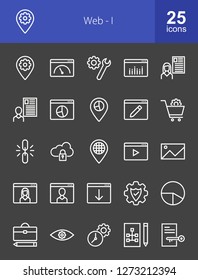 Web Line Icons