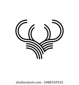 web line modern color full logo design
