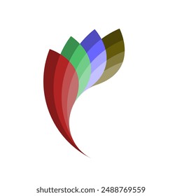 web line modern color full logo design