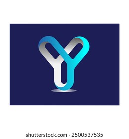 Línea de Web de color moderno diseño de logotipo completo