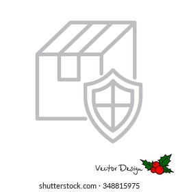 Web line icon.Ã?Â??Ã?Â?? Privacy Delivery, purchase protection