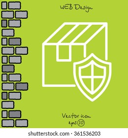 Web line icon.Ã??Ã?? Privacy Delivery, purchase protection