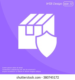 Web line icon.Ã??Ã?? Privacy Delivery, purchase protection