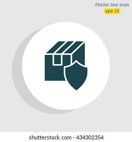 Web line icon.Ã??Ã?? Privacy Delivery, purchase protection