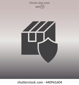 Web line icon.Ã??Ã?? Privacy Delivery, purchase protection