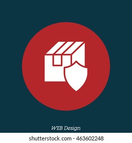 Web line icon.Ã??Ã?? Privacy Delivery, purchase protection