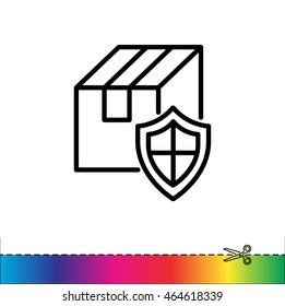 Web line icon.Ã??Ã?? Privacy Delivery, purchase protection