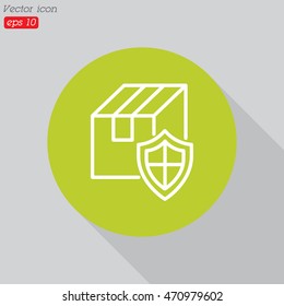 Web line icon.Ã??Ã?? Privacy Delivery, purchase protection