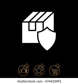Web line icon.Ã??Ã?? Privacy Delivery, purchase protection