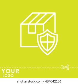 Web line icon.Ã??Ã?? Privacy Delivery, purchase protection