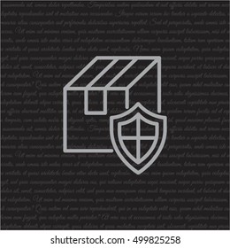 Web line icon.Ã??Ã?? Privacy Delivery, purchase protection