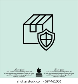 Web line icon.?? Privacy Delivery, purchase protection