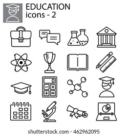 Web line set. Education (university, science)