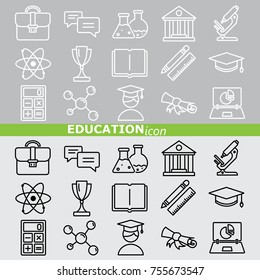 Web line set. Education (university, science)