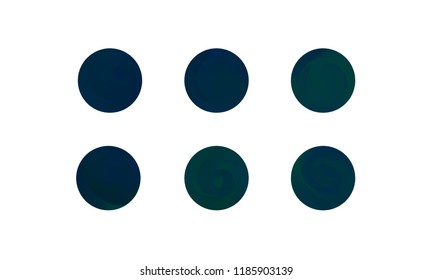 Web Linear Gradients Round Set with Modern Abstract Backgrounds. Trendy and Modern Colors Gradient Content Backdrops. Lush Gradient Set for Website, Screens, Mobile App UI and UX Design. Colorful RGB.