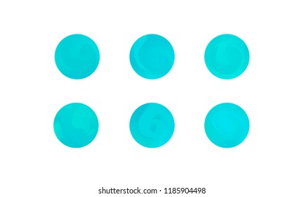 Web Linear Gradients Round Set with Modern Abstract Backgrounds. Trendy and Modern Colors Gradient Content Backdrops. Lush Gradient Set for Website, Screens, Mobile App UI and UX Design. Colorful RGB.