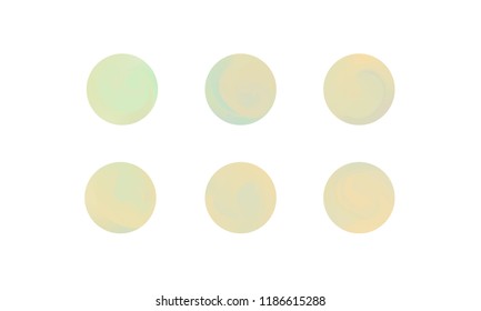 Web Linear Gradients Round Set with Modern Abstract Backgrounds. Trendy and Modern Colors Gradient Content Backdrops. Lush Gradient Set for Website, Screens, Mobile App UI and UX Design. Colorful RGB.