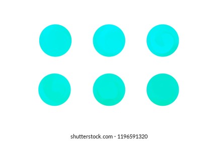 Web Linear Gradients Round Set with Modern Abstract Backgrounds. Trendy and Modern Colors Gradient Content Backdrops. Lush Gradient Set for Website, Screens, Mobile App UI and UX Design. Colorful RGB.
