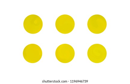 Web Linear Gradients Round Set with Modern Abstract Backgrounds. Trendy and Modern Colors Gradient Content Backdrops. Lush Gradient Set for Website, Screens, Mobile App UI and UX Design. Colorful RGB.