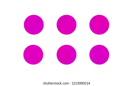 Web Linear Gradients Round Set with Modern Abstract Backgrounds. Trendy and Modern Colors Gradient Content Backdrops. Lush Gradient Set for Website, Screens, Mobile App UI and UX Design. Colorful RGB.