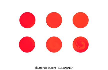 Web Linear Gradients Round Set with Modern Abstract Backgrounds. Trendy and Modern Colors Gradient Content Backdrops. Lush Gradient Set for Website, Screens, Mobile App UI and UX Design. Colorful RGB.