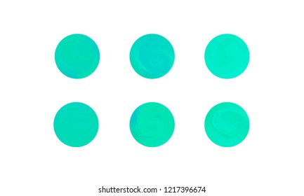 Web Linear Gradients Round Set with Modern Abstract Backgrounds. Trendy and Modern Colors Gradient Content Backdrops. Lush Gradient Set for Website, Screens, Mobile App UI and UX Design. Colorful RGB.