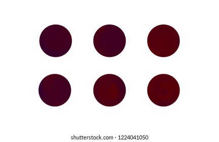 Web Linear Gradients Round Set with Modern Abstract Backgrounds. Trendy and Modern Colors Gradient Content Backdrops. Lush Gradient Set for Website, Screens, Mobile App UI and UX Design. Colorful RGB.