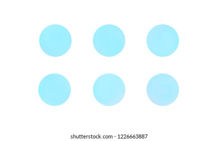 Web Linear Gradients Round Set with Modern Abstract Backgrounds. Trendy and Modern Colors Gradient Content Backdrops. Lush Gradient Set for Website, Screens, Mobile App UI and UX Design. Colorful RGB.