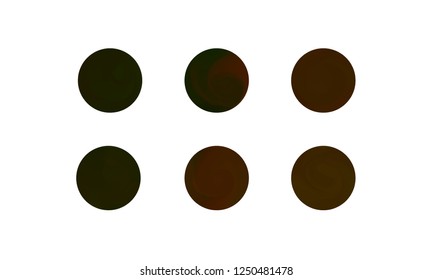 Web Linear Gradients Round Set with Modern Abstract Backgrounds. Trendy and Modern Colors Gradient Content Backdrops. Lush Gradient Set for Website, Screens, Mobile App UI and UX Design. Colorful RGB.