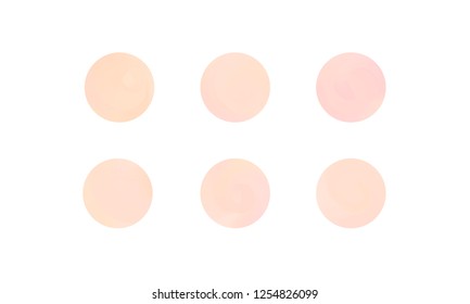 Web Linear Gradients Round Set with Modern Abstract Backgrounds. Trendy and Modern Colors Gradient Content Backdrops. Lush Gradient Set for Website, Screens, Mobile App UI and UX Design. Colorful RGB.