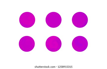 Web Linear Gradients Round Set with Modern Abstract Backgrounds. Trendy and Modern Colors Gradient Content Backdrops. Lush Gradient Set for Website, Screens, Mobile App UI and UX Design. Colorful RGB.