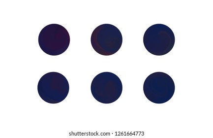 Web Linear Gradients Round Set with Modern Abstract Backgrounds. Trendy and Modern Colors Gradient Content Backdrops. Lush Gradient Set for Website, Screens, Mobile App UI and UX Design. Colorful RGB.