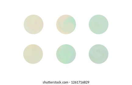 Web Linear Gradients Round Set with Modern Abstract Backgrounds. Trendy and Modern Colors Gradient Content Backdrops. Lush Gradient Set for Website, Screens, Mobile App UI and UX Design. Colorful RGB.