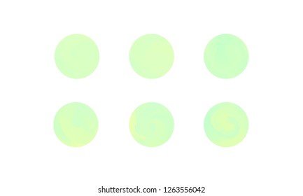 Web Linear Gradients Round Set with Modern Abstract Backgrounds. Trendy and Modern Colors Gradient Content Backdrops. Lush Gradient Set for Website, Screens, Mobile App UI and UX Design. Colorful RGB.