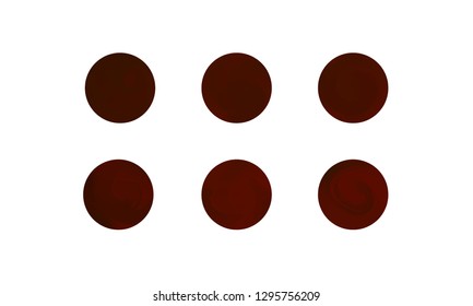 Web Linear Gradients Round Set with Modern Abstract Backgrounds. Trendy and Modern Colors Gradient Content Backdrops. Lush Gradient Set for Website, Screens, Mobile App UI and UX Design. Colorful RGB.