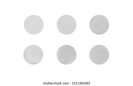 Web Linear Gradients Round Set with Modern Abstract Backgrounds. Trendy and Modern Colors Gradient Content Backdrops. Lush Gradient Set for Website, Screens, Mobile App UI and UX Design. Colorful RGB.