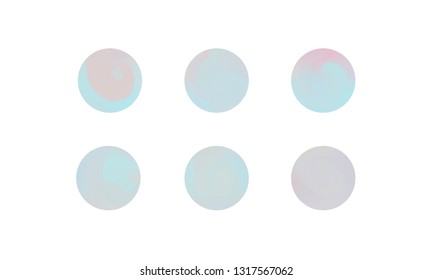 Web Linear Gradients Round Set with Modern Abstract Backgrounds. Trendy and Modern Colors Gradient Content Backdrops. Lush Gradient Set for Website, Screens, Mobile App UI and UX Design. Colorful RGB.