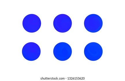 Web Linear Gradients Round Set with Modern Abstract Backgrounds. Trendy and Modern Colors Gradient Content Backdrops. Lush Gradient Set for Website, Screens, Mobile App UI and UX Design. Colorful RGB.