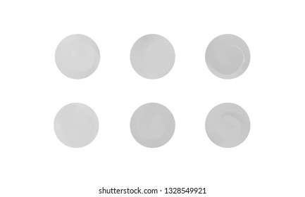 Web Linear Gradients Round Set with Modern Abstract Backgrounds. Trendy and Modern Colors Gradient Content Backdrops. Lush Gradient Set for Website, Screens, Mobile App UI and UX Design. Colorful RGB.
