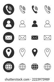 Web Linear Icons Set. Outline Web Illustration