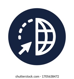 web link  click icon  vector design 